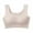 Beige, variant on GEWSEY Sports Bra High Impact Adjustable Cross Back, Full Support for Large Bust Black, XXL
