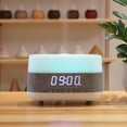 thumbnail image 5 of Difusor de aceite esencial y humidificador con reloj de altavoz, luces nocturnas de 7 colores, aromaterapia eléctrica de niebla fría para oficina, hogar, dormitorio XianweiShao 1327537059851, 5 of 5