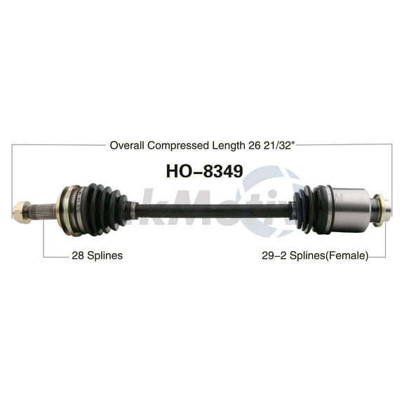 CV Axle Shaft Fits select: 2006-2014 HONDA RIDGELINE