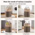 thumbnail image 5 of Artfeel Cesto Para La Ropa Sucia Cesto Para La Ropa De Cuerda De Algodón Tejido 40L Almacenamiento Versátil Para Ropa Sucia Juguetes Y Mantas Para Bebés En El Baño, La Guardería Y La Sala De Estar, 5 of 5