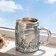 thumbnail image 1 of Taza de acero inoxidable con temática de ciencia ficción | Taza de café y cerveza con diseño mecánico futurista | Decoración de escritorio térmica para fanáticos de la ciencia ficción y regalos, 1 of 6