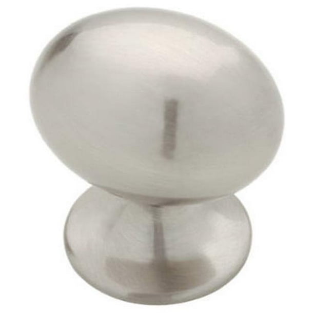 Liberty Hardware PN0393LSNU1 10 Pack Satin Nickel Large Football Knob