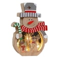 thumbnail image 2 of Romantic Wooden Christmas Ornaments LED Lamp Handmade Crafts Photo Props Pendant B, 2 of 9