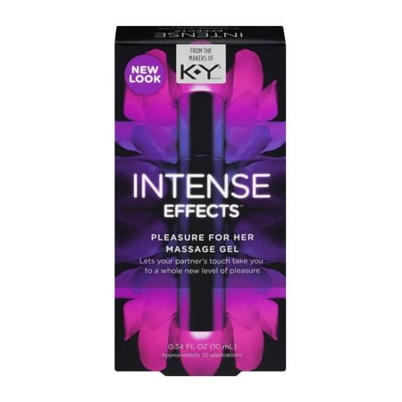 Intense Effects Pleasure for Her Massage Gel, 0.34 FL OZ
