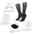 thumbnail image 3 of Xecao Fantasy Medieval Weaponry Pattern Adult Stockings with Color-Block Design and 3D Print, Breathable Comfortable Hosiery for Daily Wear and Sports, 3 of 6