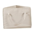 thumbnail image 2 of deevoka Triangle Hanger Storage Bag Hangers Pouch Compact Clothes Hanger Organizer Beige, 2 of 9
