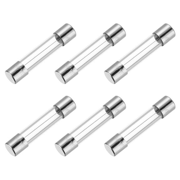 Uxcell 10A 250V Glass Fuse 5x20mm Time Delay Fuse UL Listed Slow Blow Fuse for Home Appliances(Pack of 6)