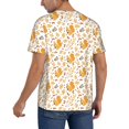 thumbnail image 2 of Goofa Squirrel And Leaves Pattern Mens Golf Shirt Baseball T-shirt Moisture Wicking Dry Fit Performance Sport Short Sleeve Striped Golf Polo Shirts-X-Large, 2 of 7
