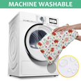 thumbnail image 6 of Pioneer Flower Floral Print Pattern Square Tablecloth, Waterproof Wipeable Spillproof Washable Table Cover for Home Kitchen Party and Daily Decor 42"x42", 6 of 6