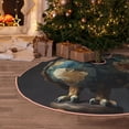 thumbnail image 5 of KLL Christmas Tree Skirt,Party Decorations Farmhouse for Christmas Decorations Holiday Party 48" -Owl Globe Sculpture, 5 of 6