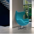 thumbnail image 3 of Lesley Swivel Tilt Lounge Chair with Stainless Steel Base, 3 of 4