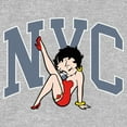 thumbnail image 2 of Women's Betty Boop NYC Pose Graphic Tee Athletic Heather Large, 2 of 3
