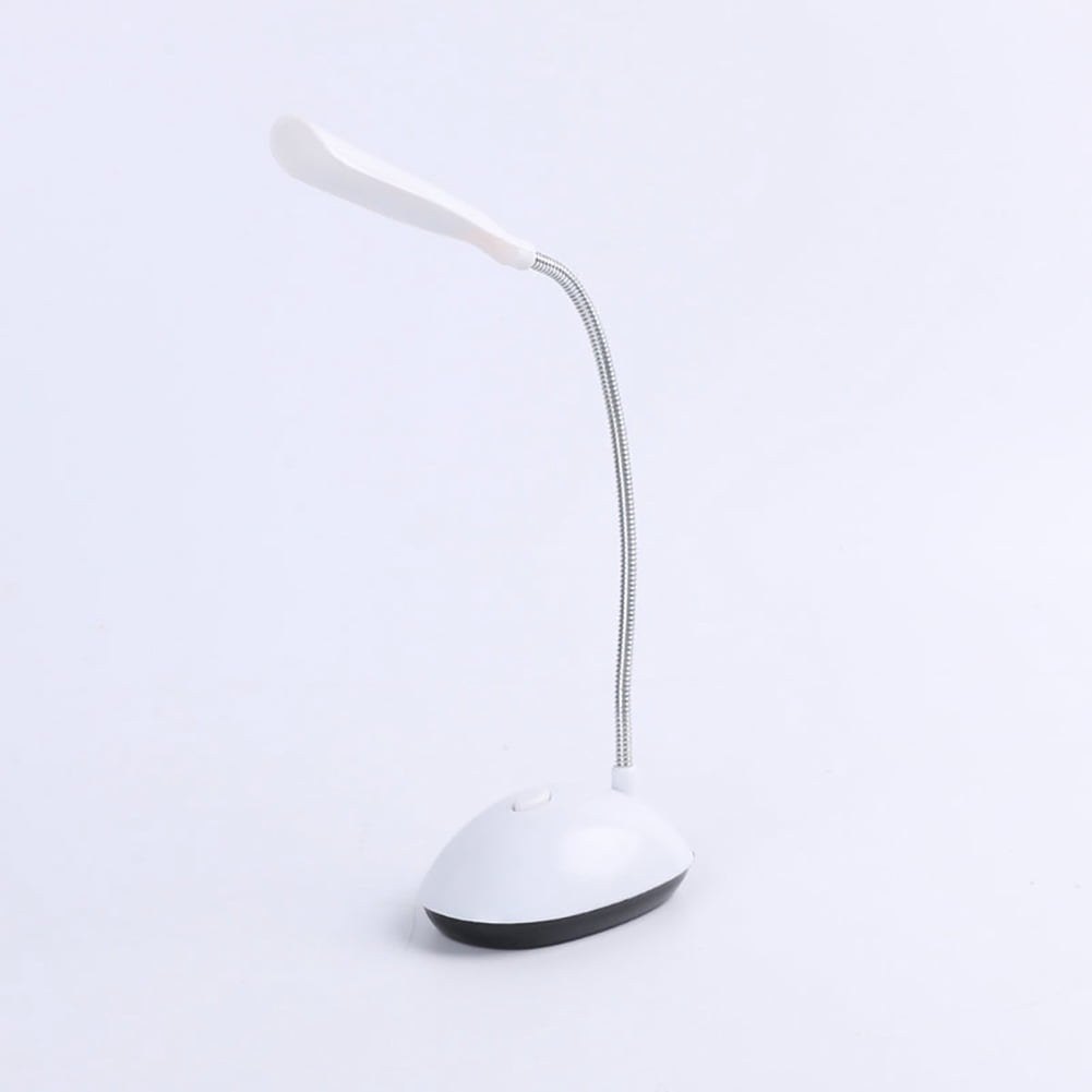 LEAQU LED Desk Lamp Battery Operated Table Lamp, Compact Portable lamp for Dorm Study Office Bedroom, Eye-Caring and Energy Saving