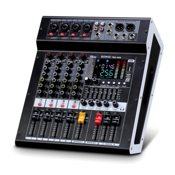 Audio Interface Mixer BOMGE 4-Channel w/ 256 DSP Bluetooth
