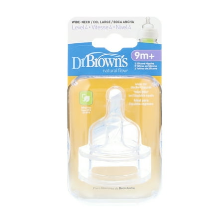 Dr. Brown's Natural Flow Wide Neck Nipples - Multipacks - Level 4