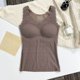 thumbnail image 2 of Sujetador convertible con aros para mujer: forma en U profunda, diseño liso tipo camiseta, tirantes ajustables, tallas grandes (M-XXXXXL), 2 of 8
