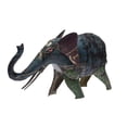thumbnail image 3 of De Kulture Works 10" All Occasion Elephant Recycled Iron Decorative Figurine, 3 of 8