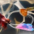 thumbnail image 4 of unbranded 2Ud Decoraciones Para Con Hojas De Betta Simuladas Realistas Para Acuarios, 4 of 8