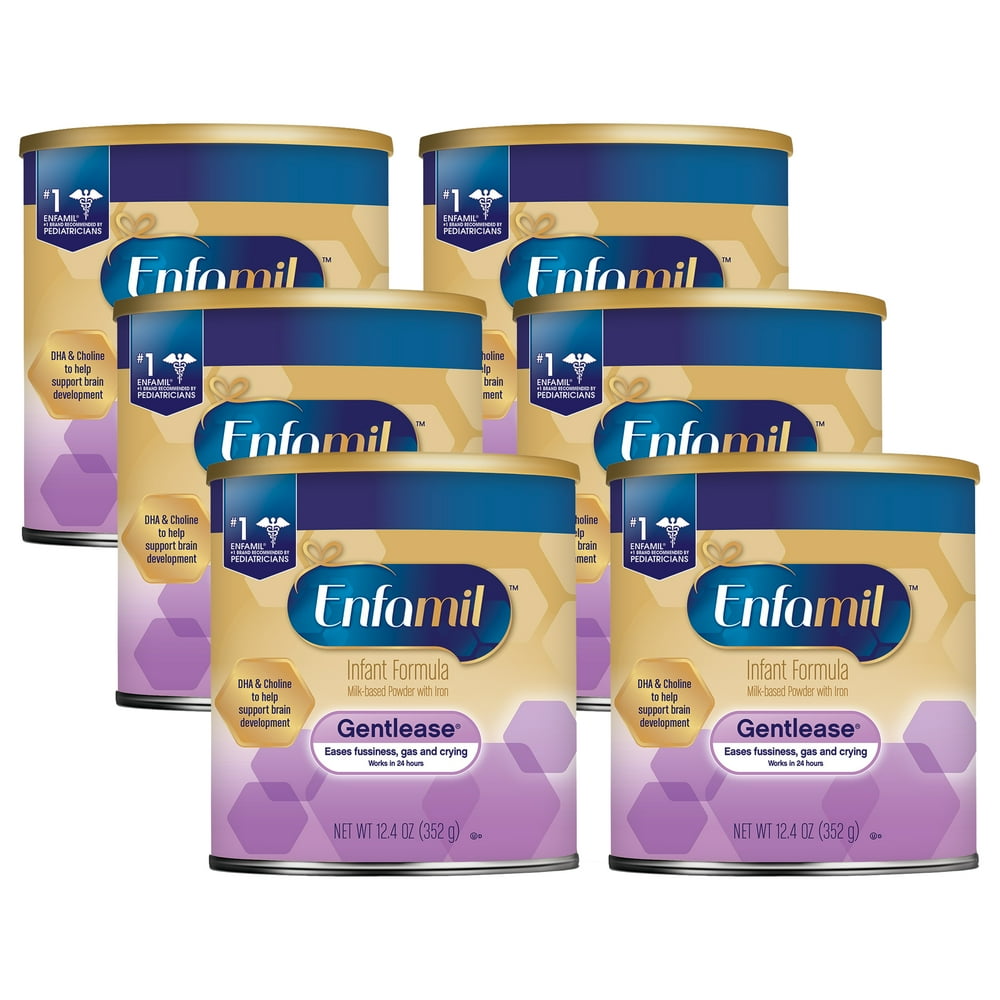 Enfamil Gentlease Baby Formula, Reduces Fussiness, Crying, Gas and Spitup in 24 hours, DHA