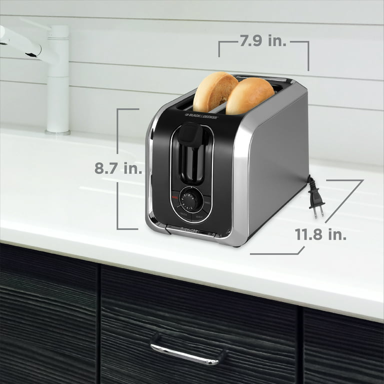 Black And Decker TL2400 220 Volt Basic 2-Slice Toaster For Export