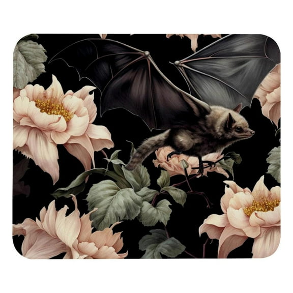 Bat Computer Mouse Pad,Rubber Mouse Mat for Gaming, Office, Laptop, PC, Women