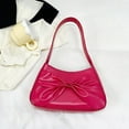 thumbnail image 4 of Jierger Ladies Shoulder Bag Solid Color Bow Personality Simple Armpit Square Bag for Women Shoulder Purses and Handbags, 4 of 5