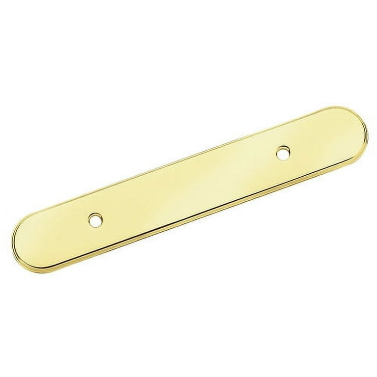 3 in. (76 mm) Center-to-Center Chrome Functional Pull Backplate 3 in. (76 mm) Center-to-Center Chrome Functional Pull Backplate