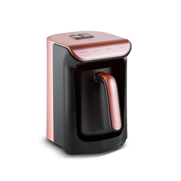KARACA Cafetera turca Oro Rosa 5 tazas Capacidad Mucha espuma, 535W