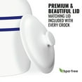 thumbnail image 4 of Geo Sports Porcelain Ceramic B.P.A. & Lead Free 3-5 gallon Jug Capacity Crock Water Dispenser, Stainless Steel Faucet with Included Lid, 4 of 6