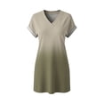 thumbnail image 5 of Enjoytime Dresses for Women Gradation Round Neck Short Sleeve Mini Dress Summer Casual Beach Vacation Dresses, 5 of 5