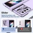 thumbnail image 4 of Compatible with Samsung Galaxy Z Fold 5 Case for Women Men Ultra Cute Slim Samsung Z Fold 5 Protective Case Clear Shockproof Silicone Transparent Phone Case Cover (Purple), 4 of 12