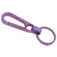 thumbnail image 4 of Llavero de aleación de titanio con cierre rápido y hebilla para colgar en mochila, color morado, 4 of 14