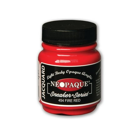 UPC: 0743772031697 | Jacquard Neopaque Acrylic Color  2.25 oz.  Fire Red