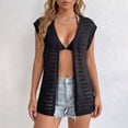 thumbnail image 6 of LIBRCLO Womens Swimsuit Cover-ups Netting Dresses for Women Fashion Cardigan Bathing Suit Swimsuit Cover-ups, 6 of 8