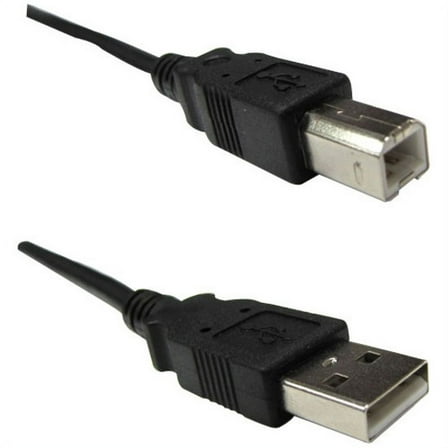 15Ft Usb 2.0 A To B Cable Black