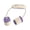 Purple, variant on CEORPER Bendable Light Weight Electric Fan For Office Home And Gym Use Enduring