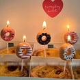 thumbnail image 3 of 5 Pcs Mini Cute Food Shaped Candles, Donut Shaped Birthday Cake Cupcake Decorations$$Home Decor, Kitchen, & Other, 3 of 6