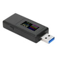 thumbnail image 1 of Probador de cargador USB Bling Bling Medidor de prueba USB de 4 dígitos LCD color, 1 of 7