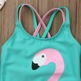 thumbnail image 6 of Douhoow 0-4Y Kids Baby Girl Swimwear One Piece Flamingo Swimsuit Sleeveless Bathing Suit, 6 of 7