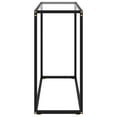 thumbnail image 2 of vidaXL Table Console Transparent 80x35x75 cm Verre Trempé, 2 of 5