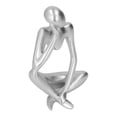 thumbnail image 2 of Thinker Statue, Resin Thinker Statue Flat Bottom Crafts Decoration For Home For Desktop ANGGREK Otros, 2 of 8