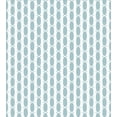 thumbnail image 3 of Blue Duvet Cover Set, Vintage 60s Living Room Inspired Round Circled Chain Like Shapes Art Print, Decorative 2 Piece Bedding Set with 1 Pillow Shams, Twin Size, Pale Blue White, by Ambesonne, 3 of 3
