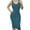 Army Green, variant on jovati Women Summer Sleeveless Solid Color Sexy Personality Wrap Skirt