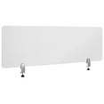 thumbnail image 2 of BizChair Clear Acrylic Desk Partition, 18"H x 55"L (Hardware Included), 2 of 9