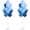 Blueblueblue, variant on Balloon Stand Kit Sliver Pink 2 Set For Floor and Table Backdrop Party Decor