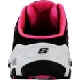 thumbnail image 3 of Skechers Women's D'Lites Slip-On Mule Sneaker Black/Hot Pink 7, 3 of 5