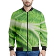 thumbnail image 4 of Chaqueta con cremallera y estampado 3D de hojas de repollo para hombre y mujer, sudadera informal holgada de manga larga, chaqueta bomber con cremallera para primavera y otoño, 4 of 4