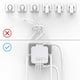thumbnail image 3 of Toma USB múltiple, toma de corriente de pared cúbica de 4 salidas con 3 salidas USB, cargador USB de regleta de toma de corriente de pared para oficina en casa Sincero Electrónica, 3 of 5