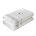 thumbnail image 3 of Skl Home Toalla De Baño Informal Con Monograma F 28X54 Blanco, 3 of 5