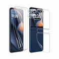 thumbnail image 1 of ccwmincc for Motorola Moto Razr 2025/2024 Screen Protector,[2+2+1 Pack] Inner Screen Flexible Film+ Camera Lens Protector+Back Screen Protector(Soft TPU),No Bubbles, Anti-Scratch, 1 of 1